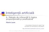 44090454 Inteligenta Artificial A Inferenta in Logica Propozitionala Si Predicativa