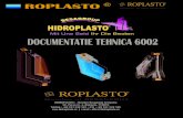 Documentatie tehnica profile ROPLASTO seria 6002