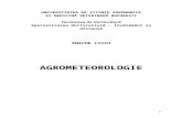 Agrometeorologie - AN1 ID