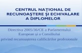 Prezentare Directiva 2005-36-CE Sinaia 2012-05-25