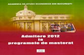 Subiecte Admitere Mastere ASE 2011