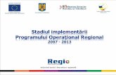 Stadiul implementarii Programului Operational Regional 2007-2013-22martie2012
