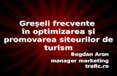 2011.06.29 Bogdan ARON - Greseli frecvente in optimizarea si promovarea site-urilor de turism