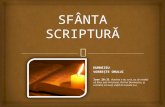 Calea spre Dumnezeu nr.3 - Sfanta Scriptura