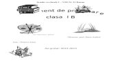Planificare clasa I, 2012/2013
