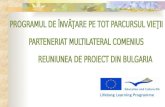 Reuniunea de proiect din bulgaria