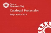 Catalog Cerc Donatori Cluj 2013