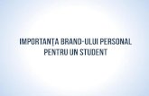 Importanţa brand-ului personal pentru un student