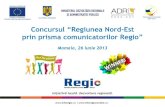 Promovarea Regio în regiunea Bucuresti-Ilfov