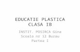 Educatie plastica, partea I, clasa IB