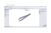 Tutorial Solid Works SimulationXpress - Compliant Mechanisms Tweezers)