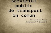 Serviciul Public de Transport in Comun