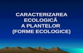 Curs 6 - Caracterizarea Ecologica (Partea i)
