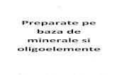 Preparate pe baza de minerale si oligoelemente