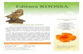 NEWSLETTER Editura Roossa Aprilie