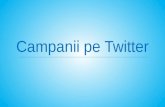 Campanii pe Twitter în România
