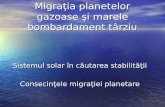 migratia planetelor