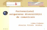 Parteneriatul − asigurarea diversității de comunicare