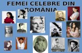 Femei celebre din România