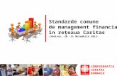 Prezentare standarde management financiar in reteaua Caritas Romania