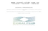 Ghid Terapeutic Www.coral-club.com.Ro