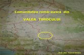 Comunitatea romãneascä  din Valea Timocului