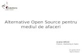 Alternative Open Source pentru mediul de afaceri-20apr2010