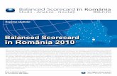 Raportul Studiului Balanced Scorecard in Romania 2010