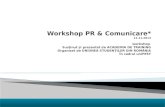Workshop pr&comunicare
