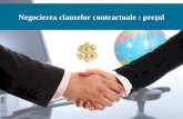 Negocierea Clauzelor Contractuale- Pretul 2003