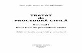 Tratat de Procedura Civila. Vol. I, Vol. II, Vol. III
