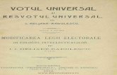 Heliade Radulescu -Votul Universal 1914