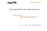 CAR IASI Student Competition ElectroMobility2 2013 Regulament