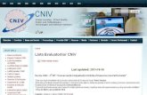 Lista evaluatorilor CNIV