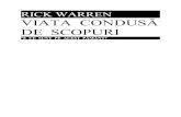 Viata condusa de scopuri de Rick Warren