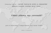Cititul: plăcere  sau  corvoadă?, prof. dr. Donca Maria – Colegiul Naţional „Iosif  Vulcan” Oradea