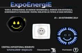 ExpoEnergiE - Targ international de energie regenerabila, energie conventionala, echipamente si tehnologii pentru industria de petrol si gaze naturale