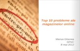 10 probleme ale magazinelor online
