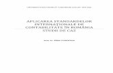 Aplicarea standardelor internationale de contabilitate in romania.studii de caz
