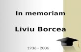 Eveniment cultural, In memoriam Liviu Borcea, lansare de carte