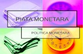 Macro Curs 7 Politica Monetara