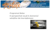 Mach FTD - Prezentare program Relax