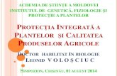 Protecția integrată a plantelor și calitatea produselor agricole
