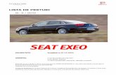 Lista preturi SEAT Exeo 10 08 2009