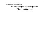 Profeţii despre România