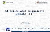 Urbact II-Al doilea-apel_de_proiecte-Ministerul Dezvoltarii Regionale si Turismului-2009