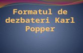 Formatul de dezbateri Karl Popper. Lilia  Tobultoc-Cojocaru, Chişinău