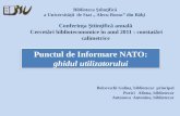 Galina Belcovschi, Purici Aliona, Antonova Antonina:•Punctul de Informare NATO: ghidul utilizatorului