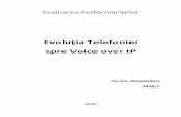 Evoluția Telefoniei spre Voice over IP