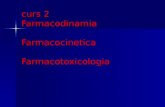 Curs 2 Farmacodinamia Farmacocinetica Farmacotoxicologia
